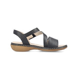 Rieker -  Sandal (Black)