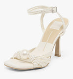 Dolce Vita -  HELLE PERAL - TRUE WHITE SATIN - STILETTO SANDAL
