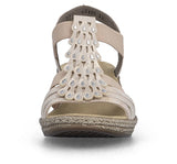 Rieker -  T-Back Wedge (Rose Pink)