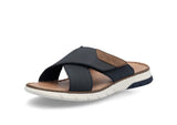 Rieker Men's Sandal Cross Strap