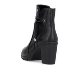 Bloke Heel Ankle Boot -  Rieker Women's Chunky Heel Ankle Boot