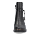 Bloke Heel Ankle Boot -  Rieker Women's Chunky Heel Ankle Boot